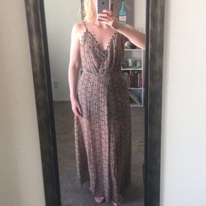Paisley maxi dress